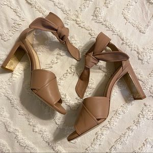 Marion Parke Leah Sandals Heels Blush Nude Sz 38